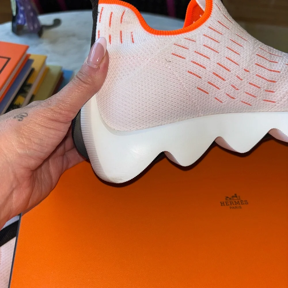 Hermes Eclair Maille Slip On Sneaker - Picture 8 of 16
